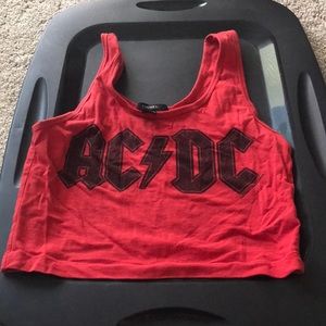 AC/DC CROP TOP!